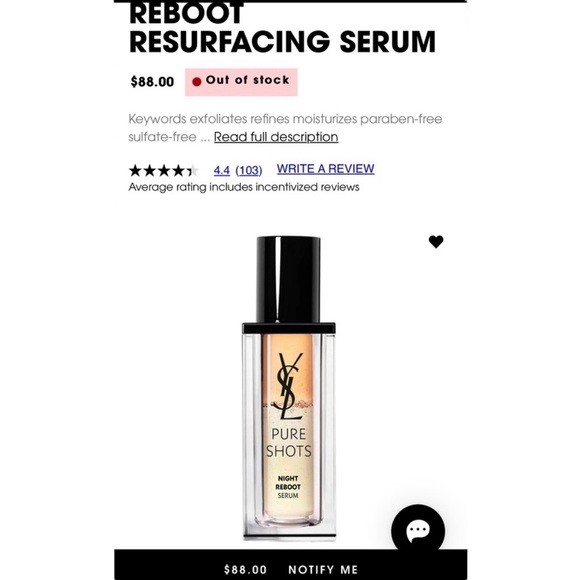 NIP YSL Pure Shot Night Reboot Serum Full size - Picture 9 of 9